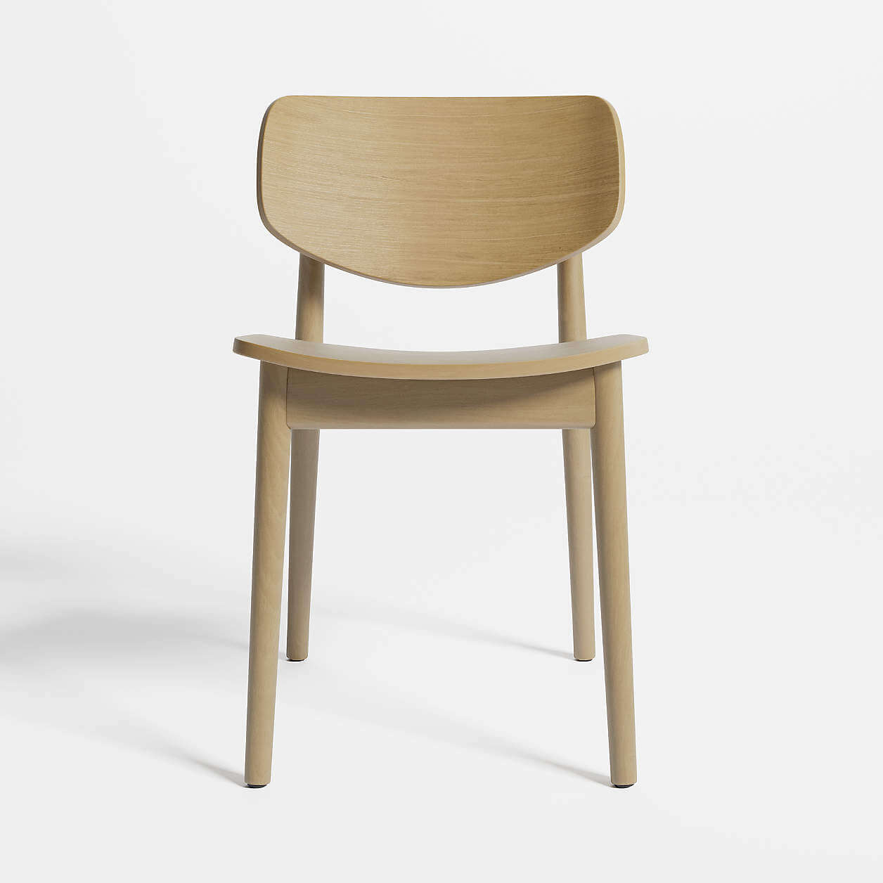 Chaise de salle à manger en bois dur noir Pali