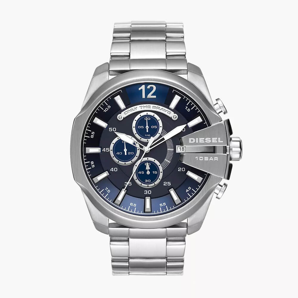 Exchange Chronograph Black Silicone Watch