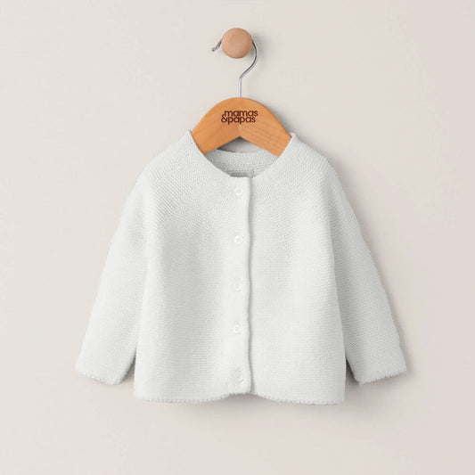 Cremefarbene Teddy-Kapuzenjacke