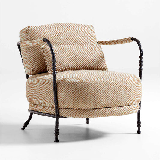 Polly Sand Brown Accent Chair