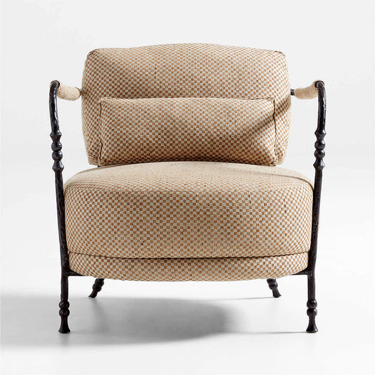 Muirfield Sculptural Metal Accent Chair