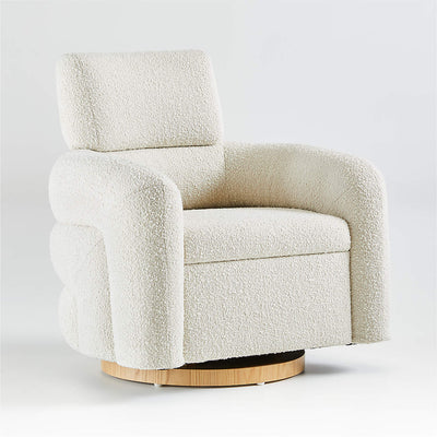 Snow Boucle Nursery Rocking Chair