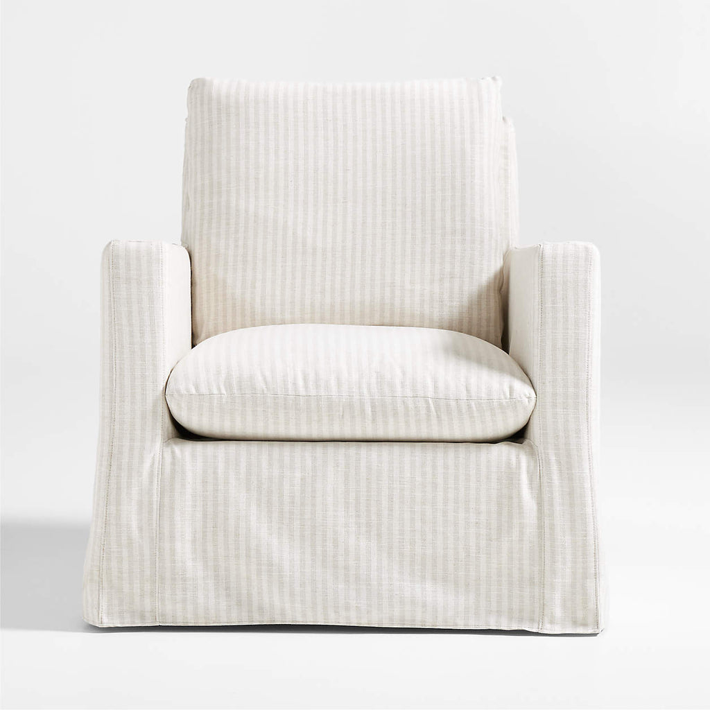 Snoozer Cream Boucle Nursery Swivel